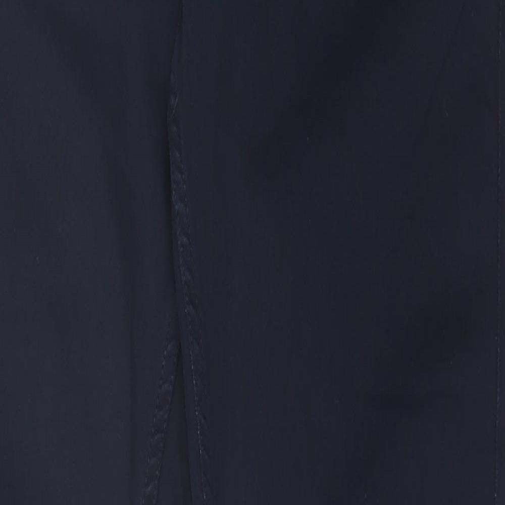 Marks and Spencer Womens Blue Cotton Skinny Jeans Size 10 L29 in Regular Button