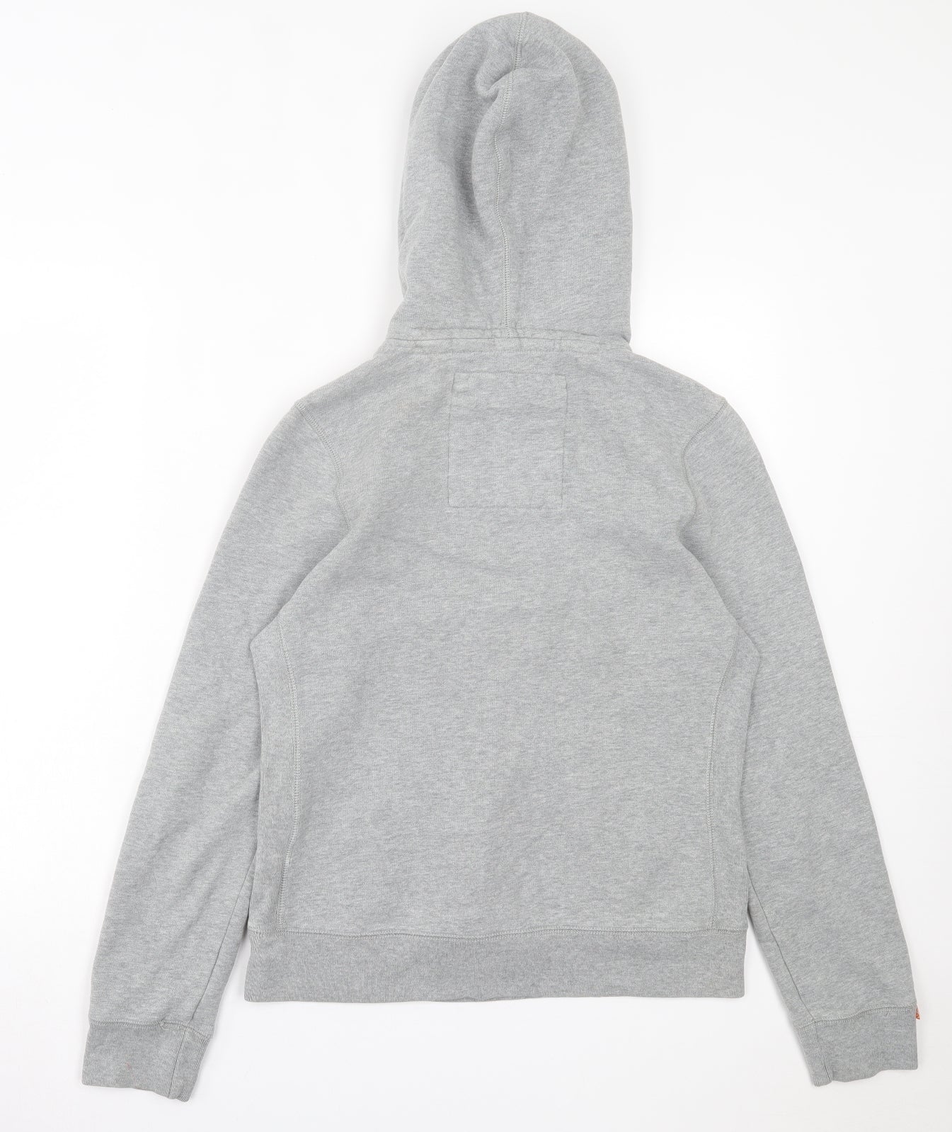 Superdry Womens Grey Cotton Pullover Hoodie Size XL Pullover
