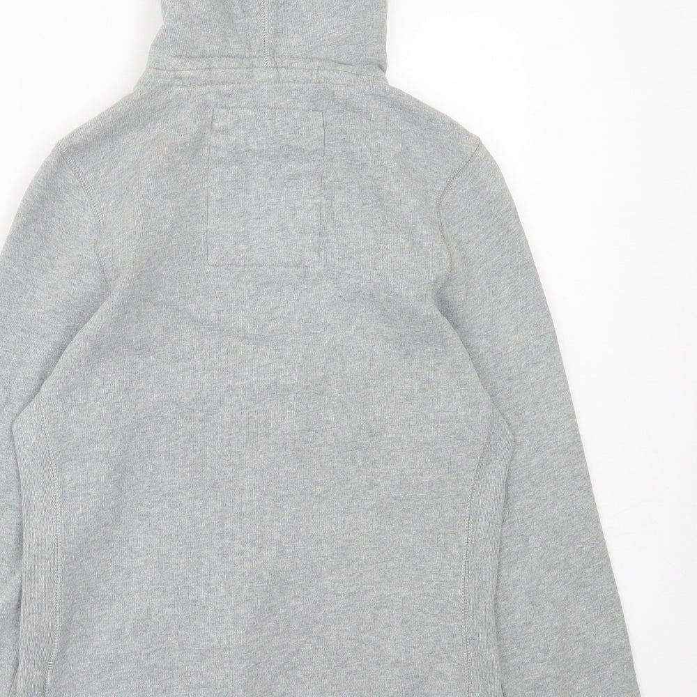 Superdry Womens Grey Cotton Pullover Hoodie Size XL Pullover
