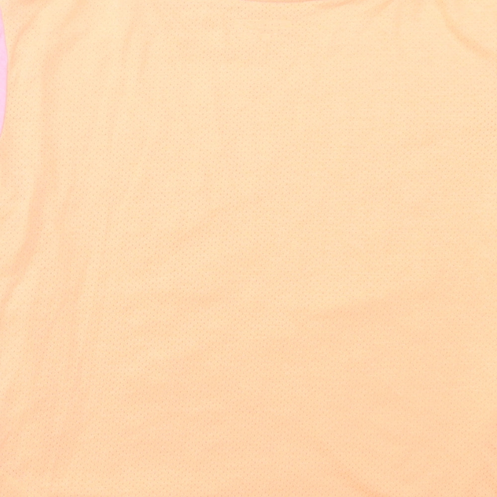 Converse Girls Pink Viscose Basic T-Shirt Size 13-14 Years Crew Neck Pullover