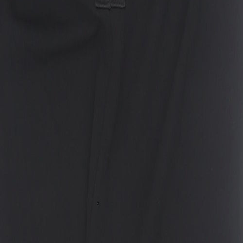 Allyson Womens Black Argyle/Diamond Polyester Jumpsuit One-Piece Size S Zip