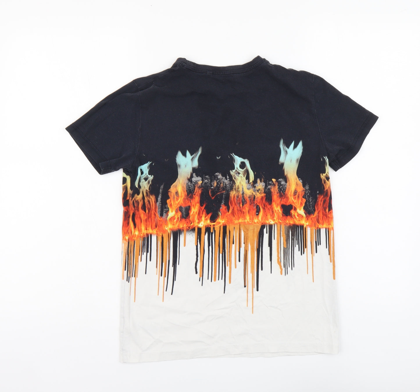 NEXT Boys Multicoloured Cotton Basic T-Shirt Size 12 Years Round Neck Pullover - Game Over