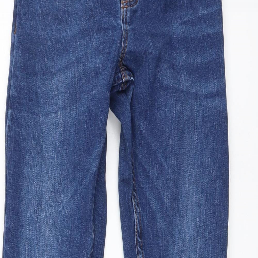 NEXT Boys Blue Cotton Skinny Jeans Size 8 Years Regular Button