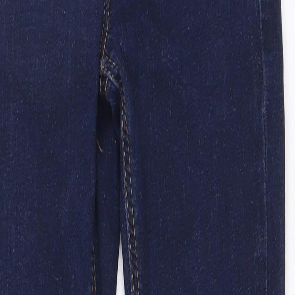 NEXT Boys Blue Cotton Skinny Jeans Size 8 Years Regular Button