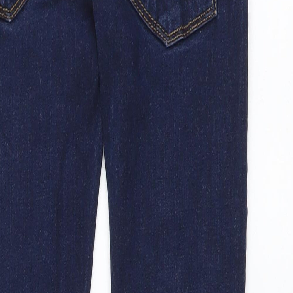 NEXT Boys Blue Cotton Skinny Jeans Size 8 Years Regular Button