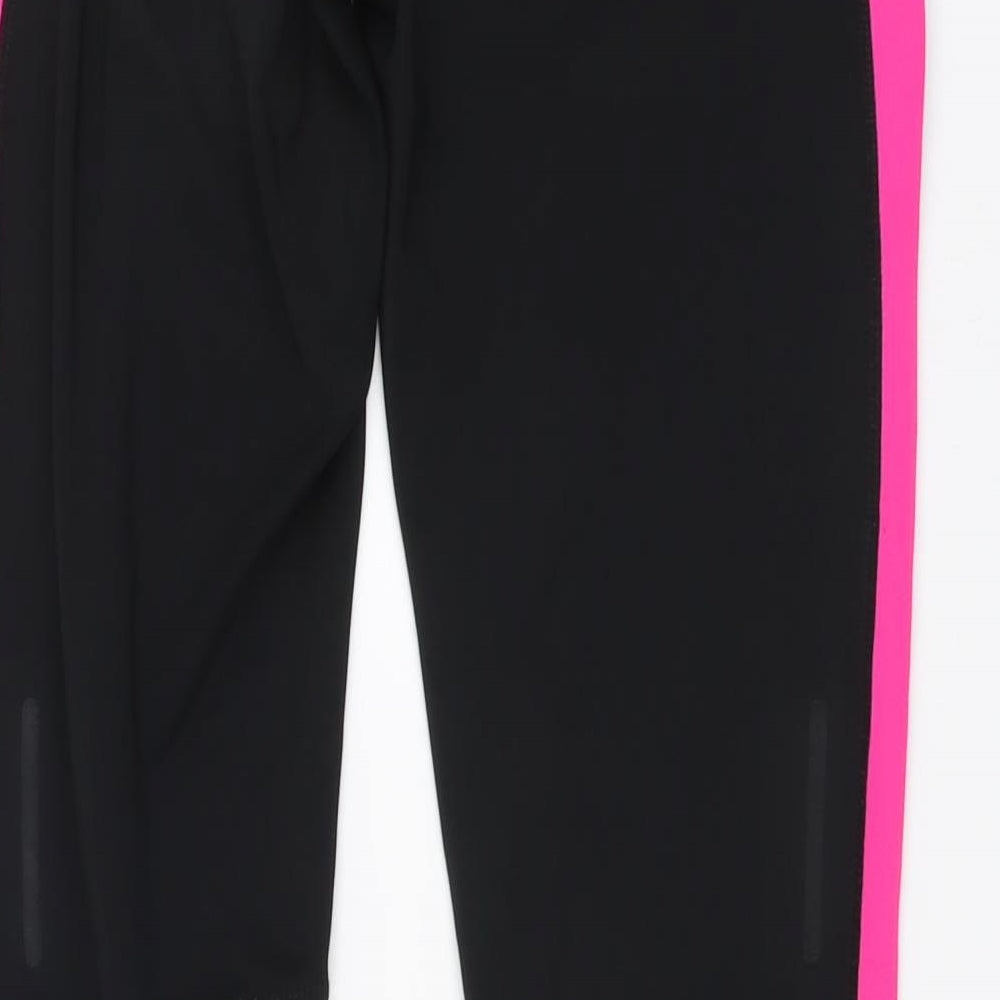 Karrimor Womens Black Polyester Jogger Leggings Size 14 L29 in Regular Button