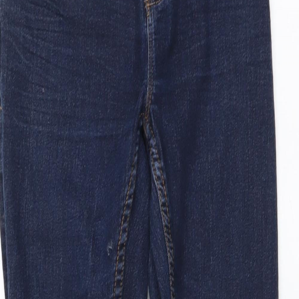 NEXT Boys Blue Cotton Skinny Jeans Size 11 Years Regular Button