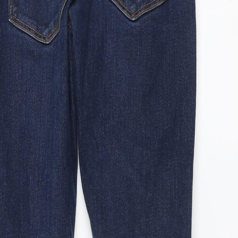 NEXT Boys Blue Cotton Skinny Jeans Size 11 Years Regular Button