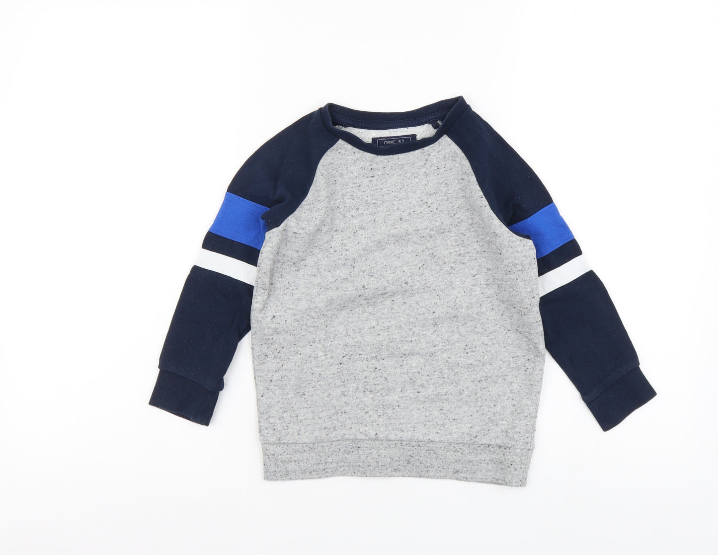 NEXT Boys Grey Cotton Pullover Sweatshirt Size 5 Years Pullover