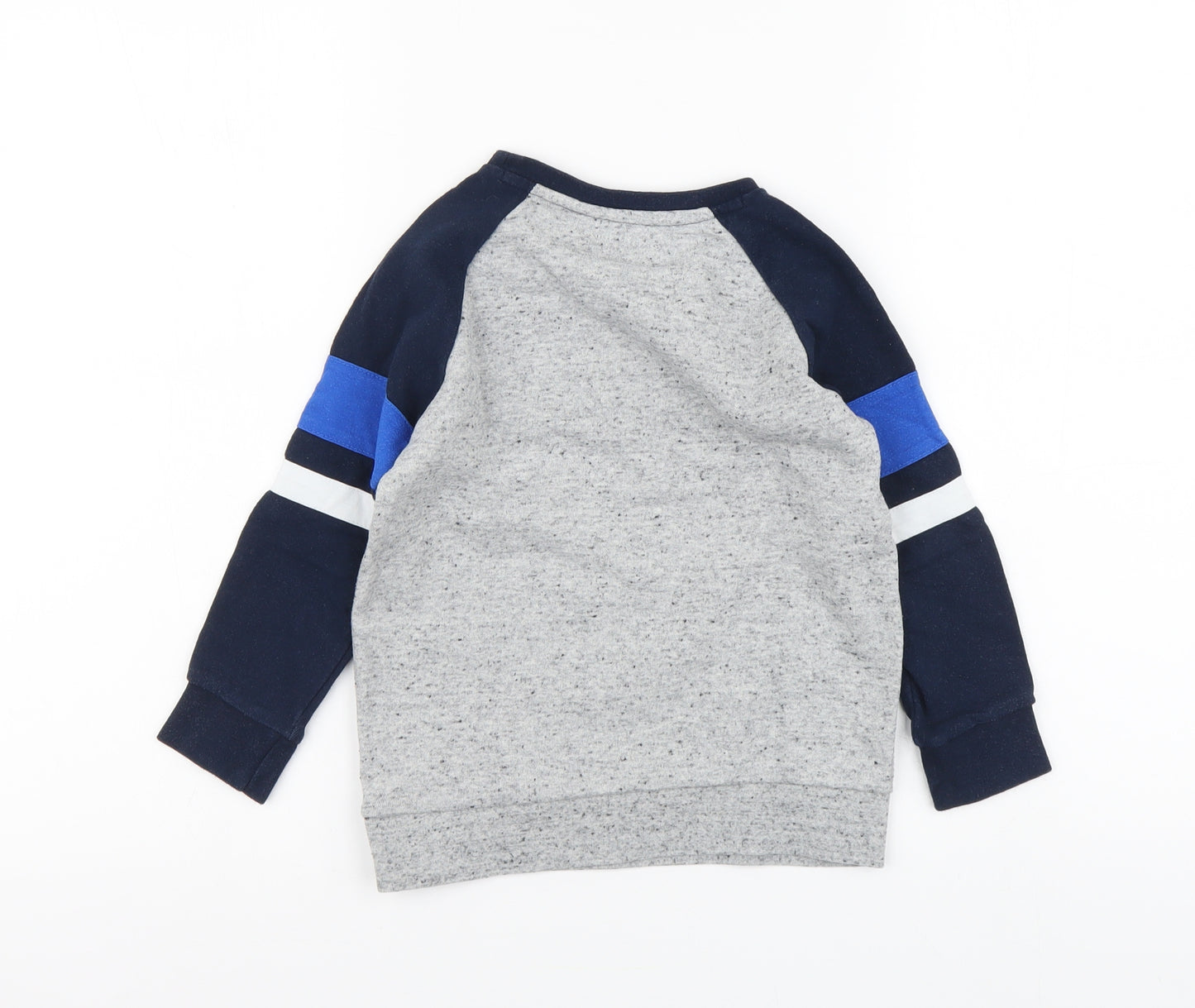 NEXT Boys Grey Cotton Pullover Sweatshirt Size 5 Years Pullover