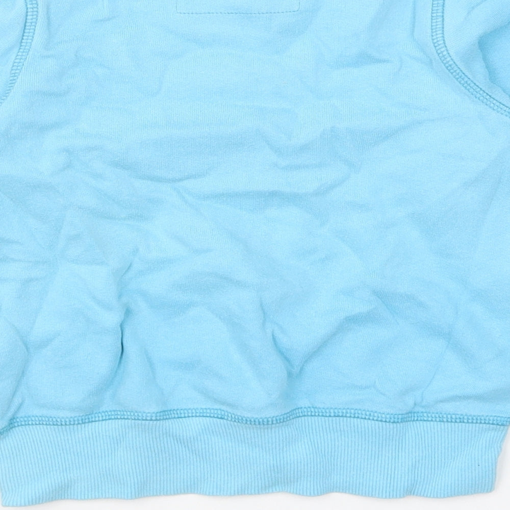NEXT Girls Blue Cotton Pullover Sweatshirt Size 5 Years Pullover - Dog
