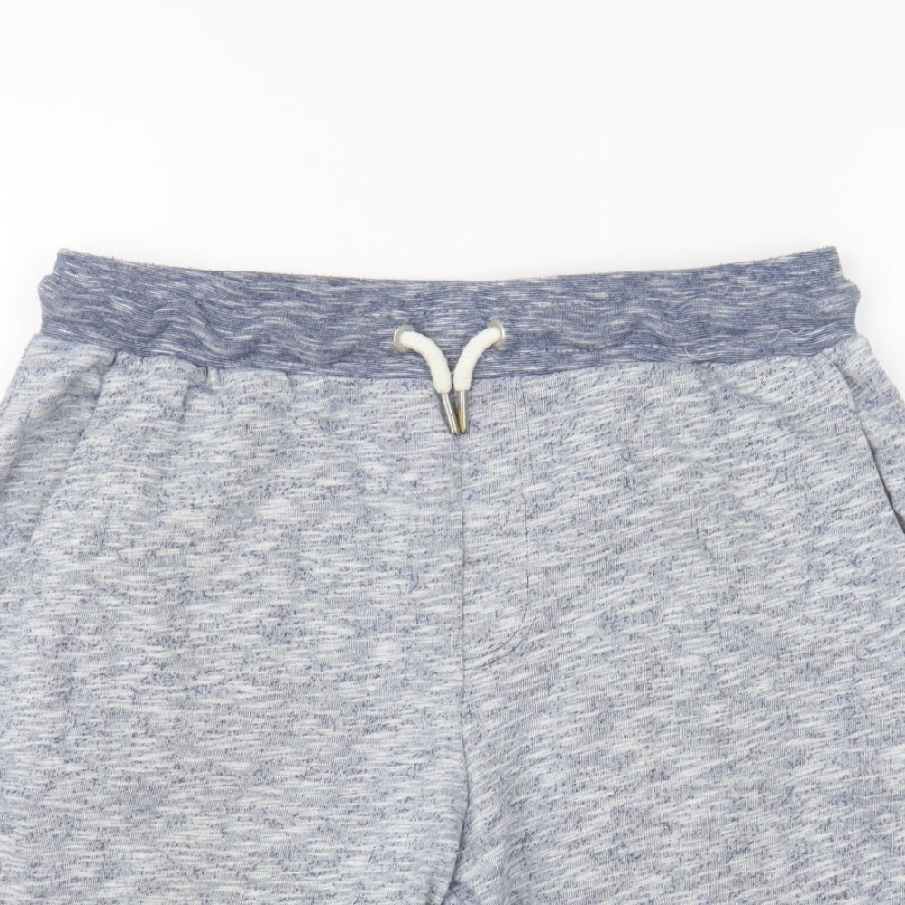 Cedar Wood State Mens Blue Cotton Sweat Shorts Size M L8 in Regular Drawstring