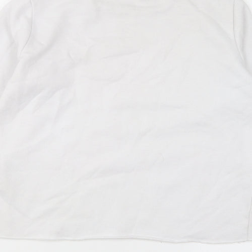 Primark Womens White Cotton Pullover Sweatshirt Size M Pullover - Stranger Things