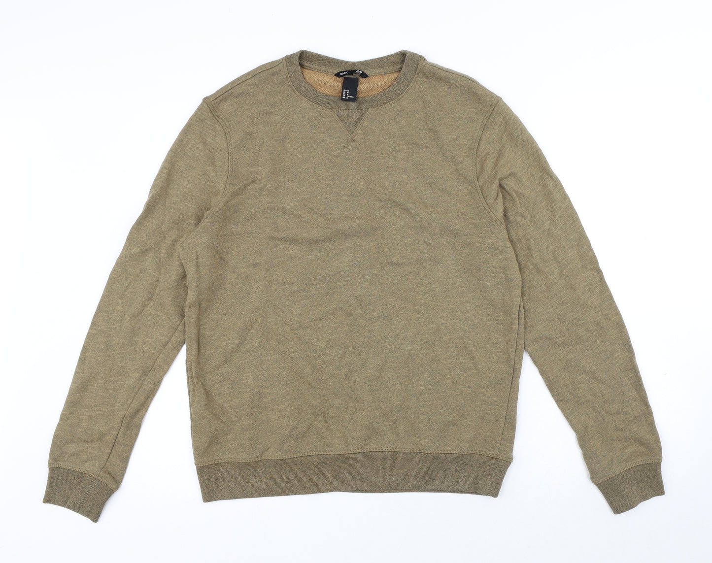 H&M Mens Brown Cotton Pullover Sweatshirt Size M