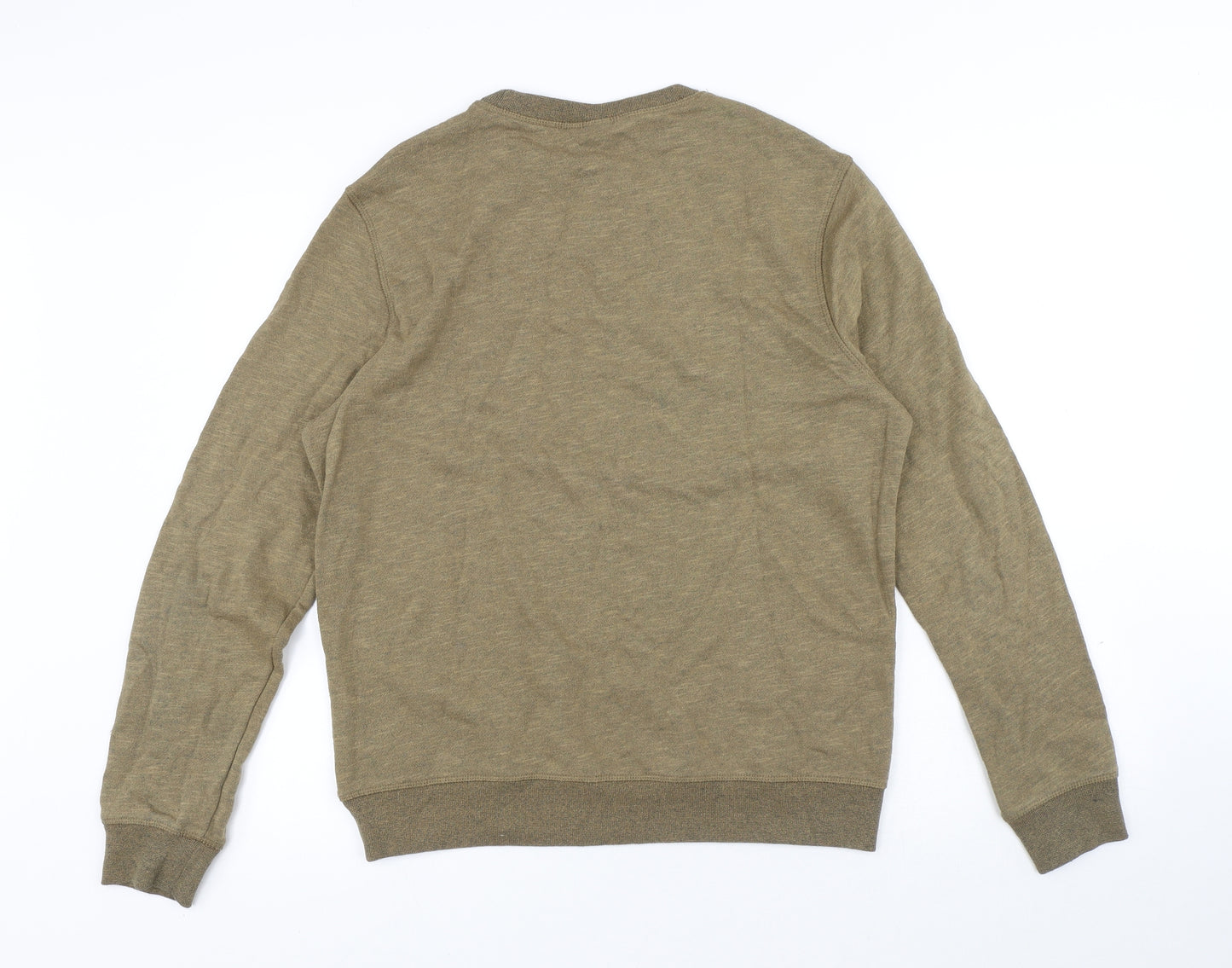 H&M Mens Brown Cotton Pullover Sweatshirt Size M