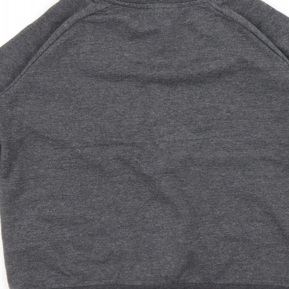 Marvel Comics Boys Grey Cotton Pullover Sweatshirt Size 8 Years - Marvel