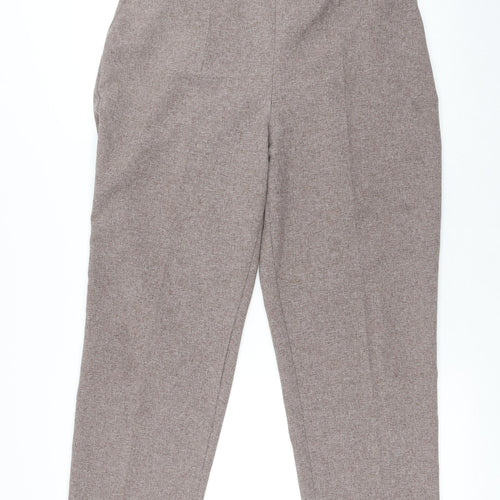 Emma Collction Womens Brown Polyester Trousers Size 18 L26 in Regular