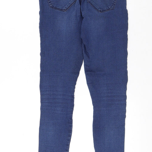 ICHI Womens Blue Cotton Skinny Jeans Size 25 in L30 in Regular Button