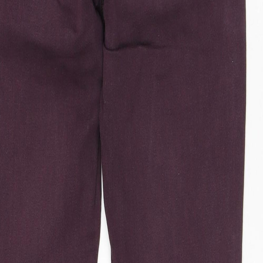 Sculpt & Lift Womens Purple Cotton Skinny Jeans Size 8 L29 in Regular Button