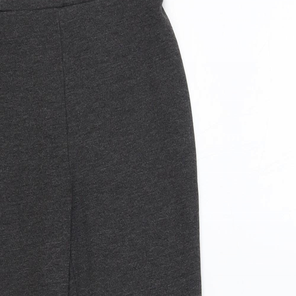 George Girls Grey Polyester Jogger Trousers Size 6-7 Years Regular Pullover - Leggings