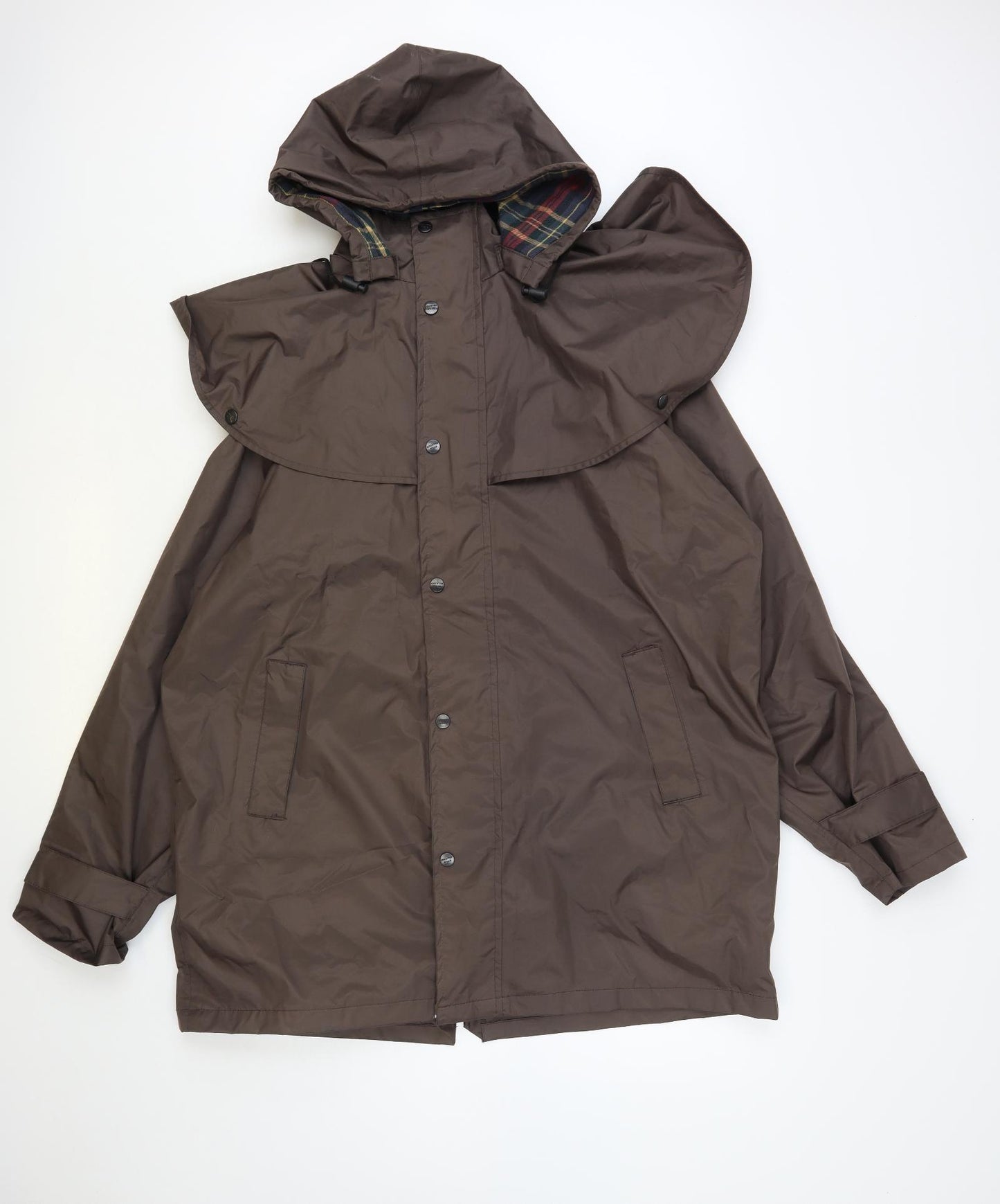 Country Wear Womens Brown Rain Coat Coat Size L Zip