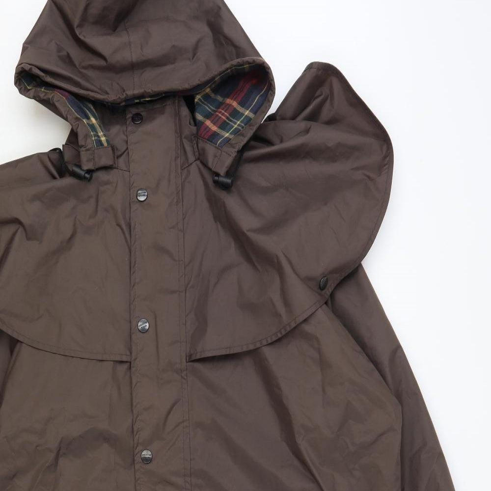 Country Wear Womens Brown Rain Coat Coat Size L Zip