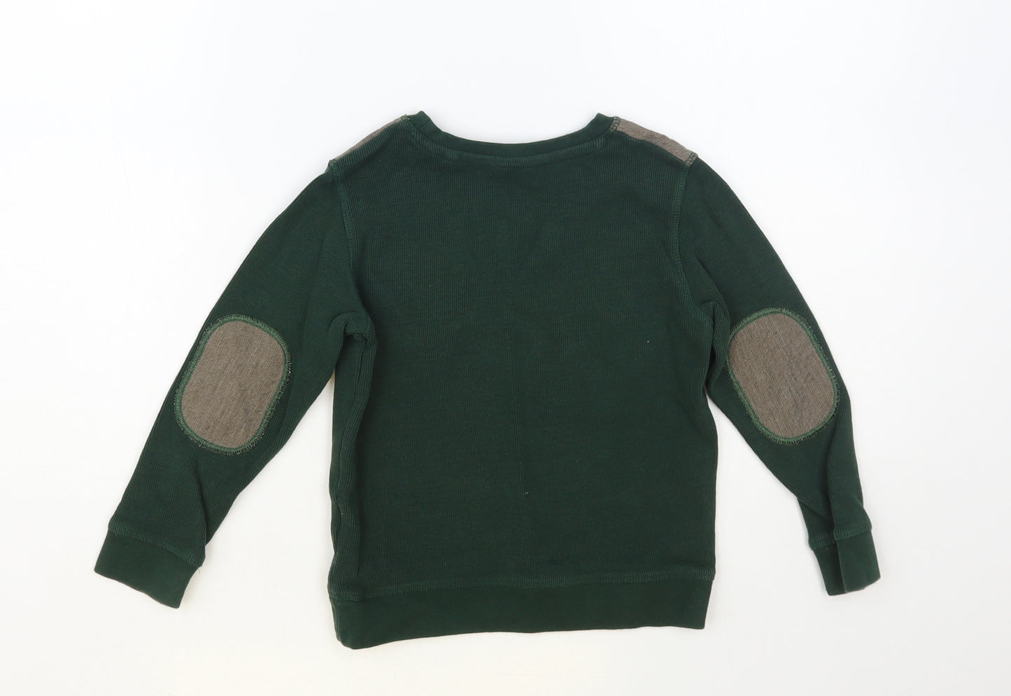 NEXT Boys Green Cotton Pullover Sweatshirt Size 5 Years Pullover