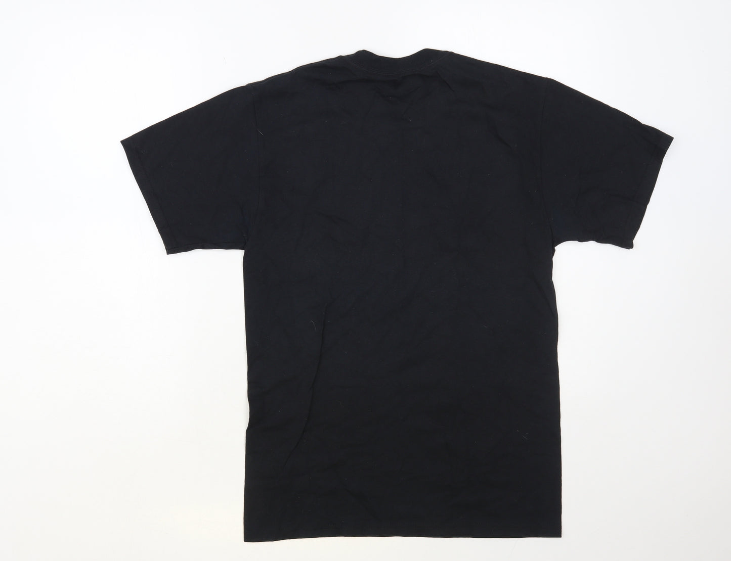 Hanes Mens Black Cotton T-Shirt Size S Crew Neck - I'm Not A Geek