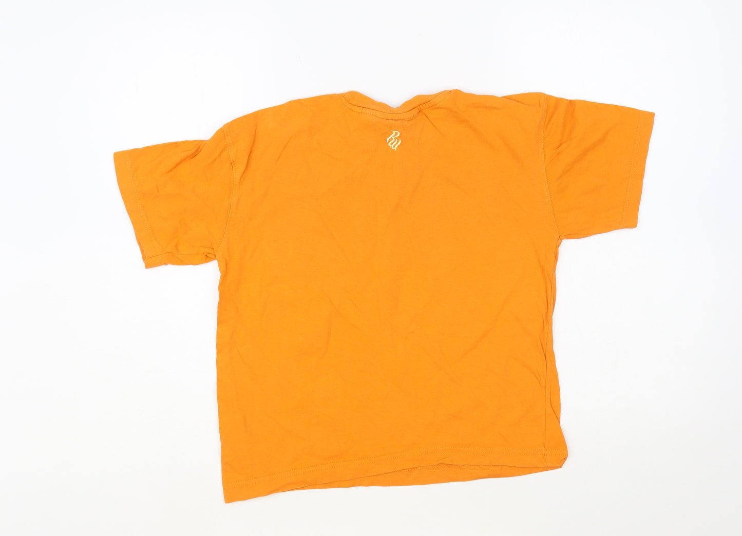 Rocawear Womens Orange Cotton Basic Tank Size S Crew Neck