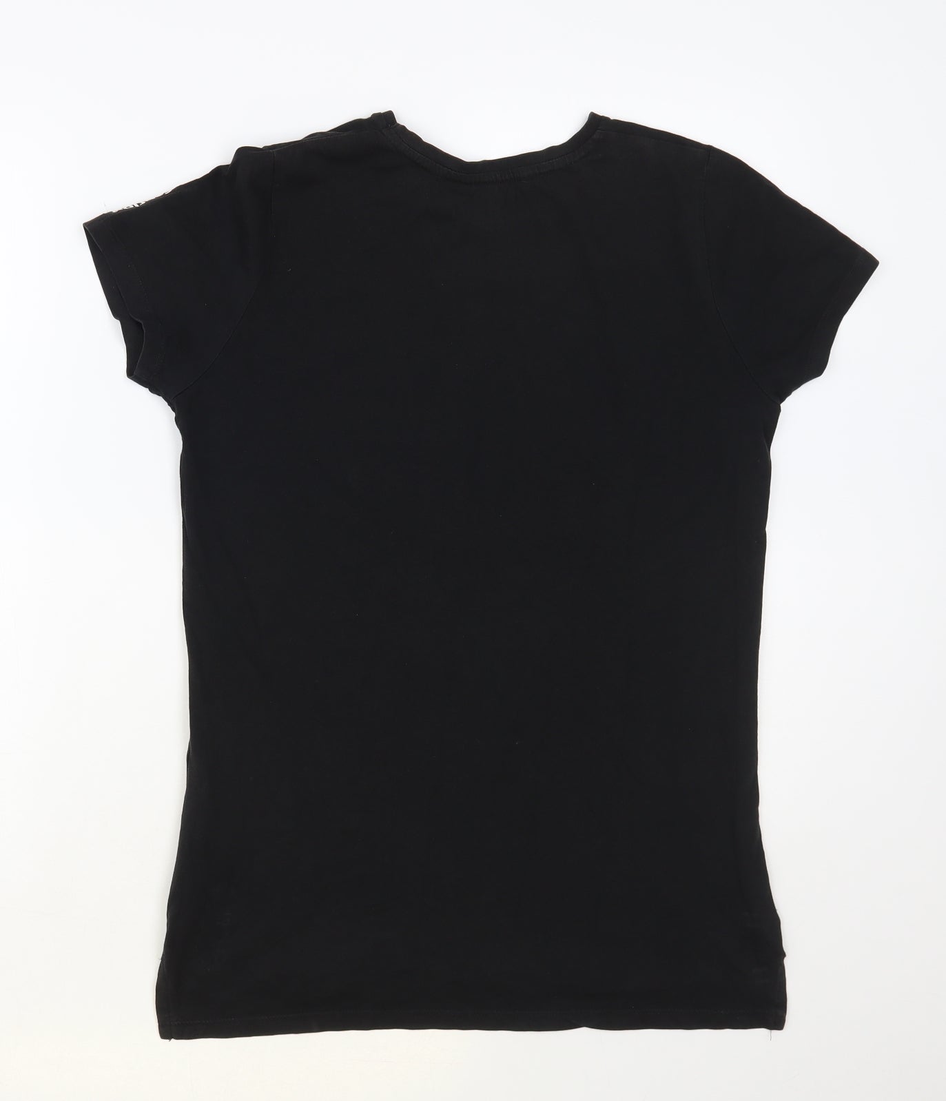 Primark Boys Black Cotton Pullover T-Shirt Size 12-13 Years Crew Neck Pullover - Playstation