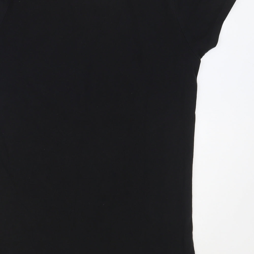 Primark Boys Black Cotton Pullover T-Shirt Size 12-13 Years Crew Neck Pullover - Playstation