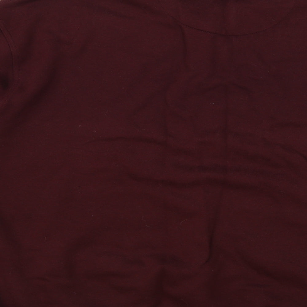 EWM Mens Purple Cotton Pullover Sweatshirt Size XL