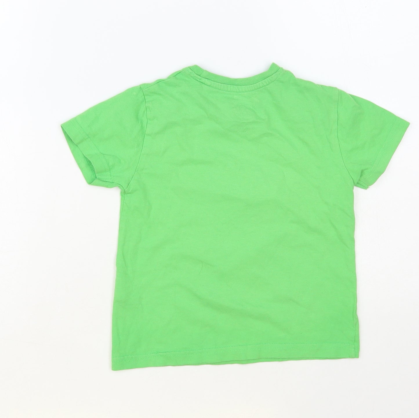 Primark Boys Green Cotton Pullover T-Shirt Size 3-4 Years Crew Neck Pullover - Toy Story