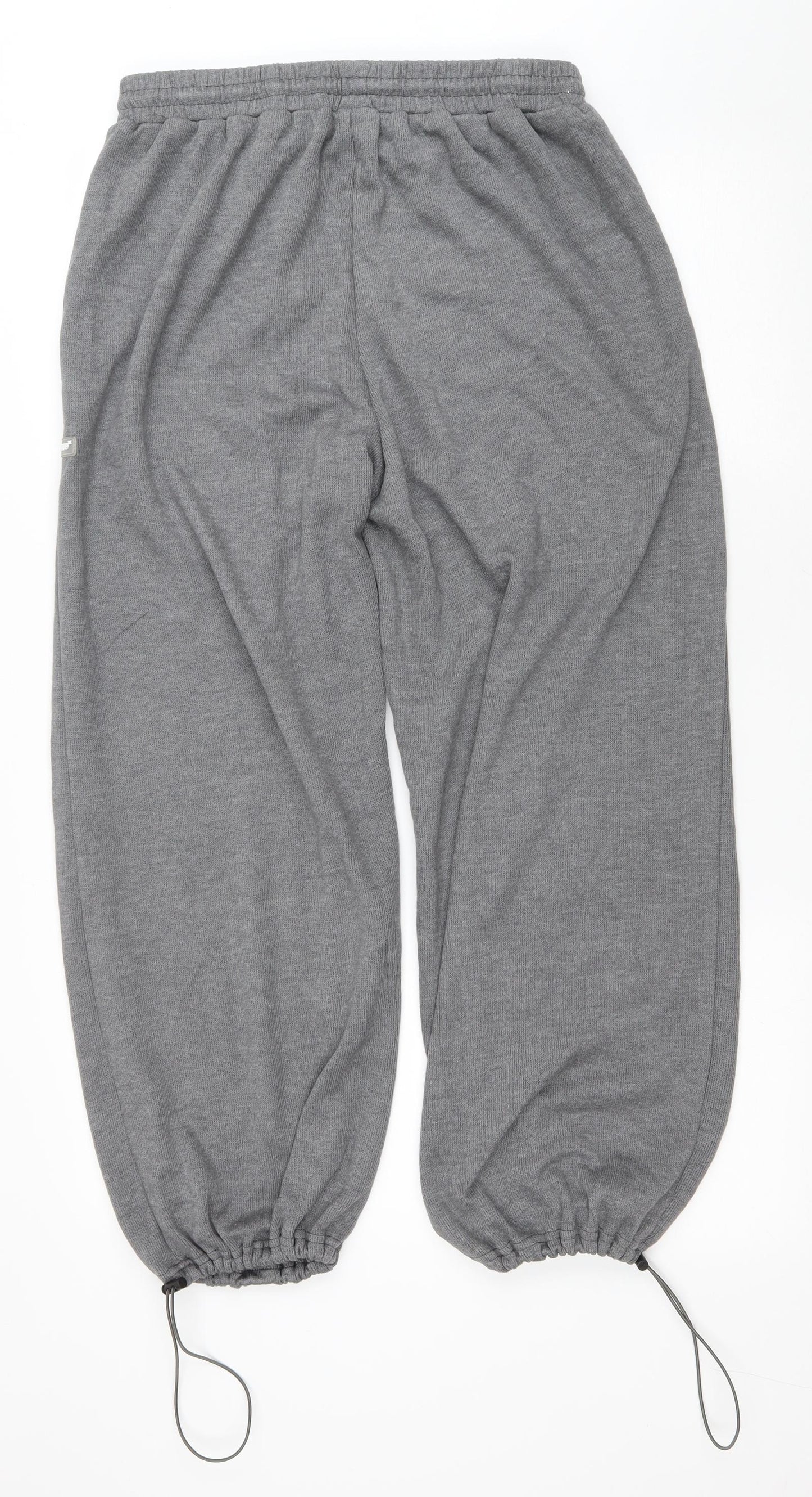 Dazy Womens Grey Polyester Sweatpants Trousers Size XL L26 in Regular Drawstring - Drawstring cuffs