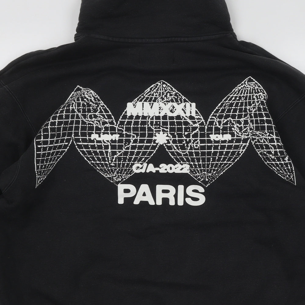 Jordan Mens Black Cotton Pullover Hoodie Size L - Paris