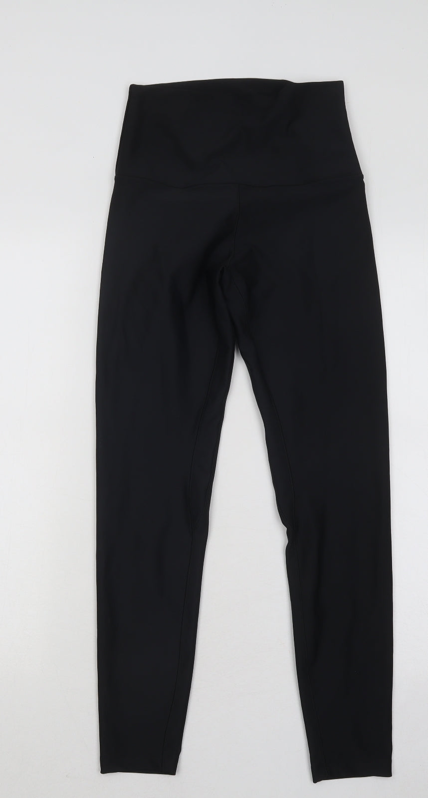 NEXT Womens Black Polyester Compression Leggings Size 12 L24 in Regular