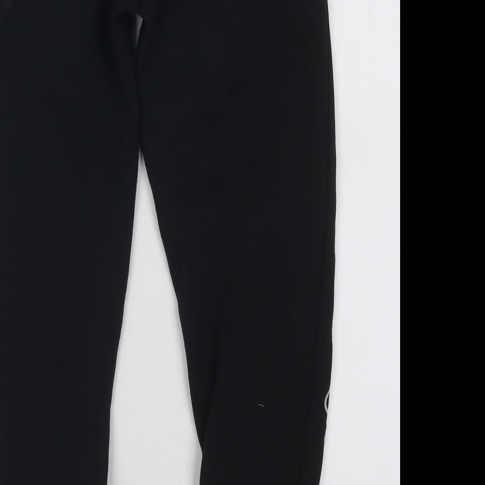 Pep&Co Boys Black Cotton Jogger Trousers Size 8-9 Years Regular Drawstring - Sonic The Hedgehog