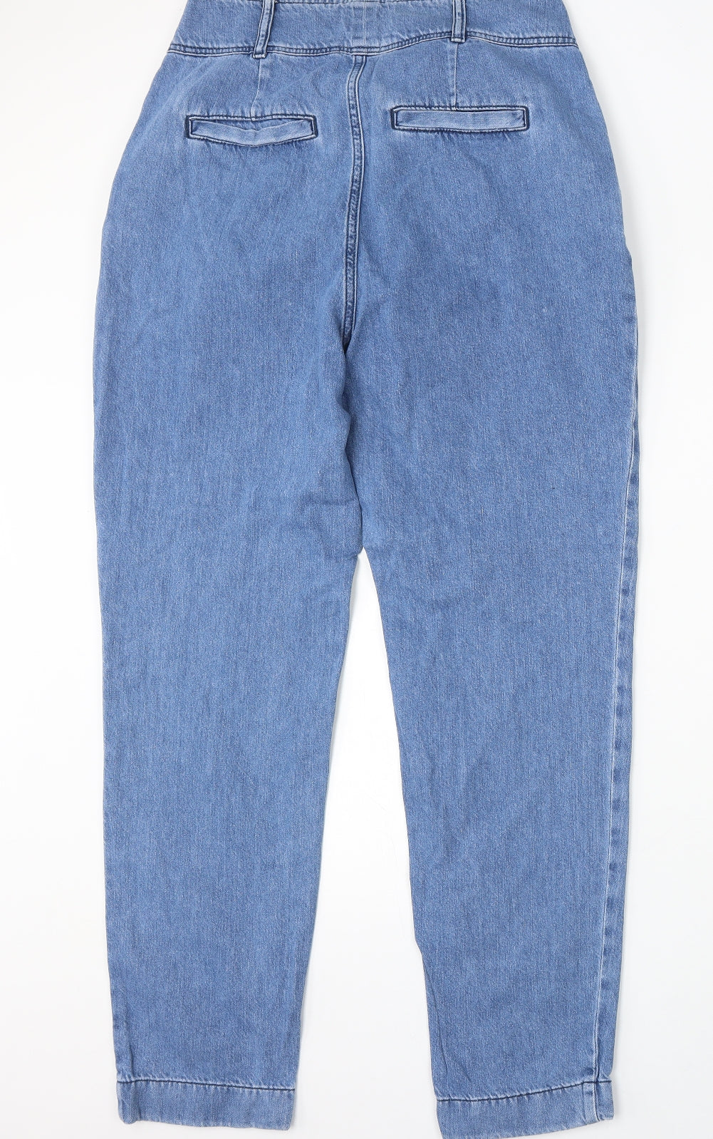 Boden Womens Blue Cotton Mom Jeans Size 12 L32 in Regular Button