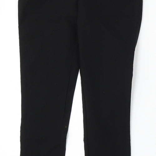 Peacocks Womens Black Cotton Jegging Jeans Size 10 L28 in Regular