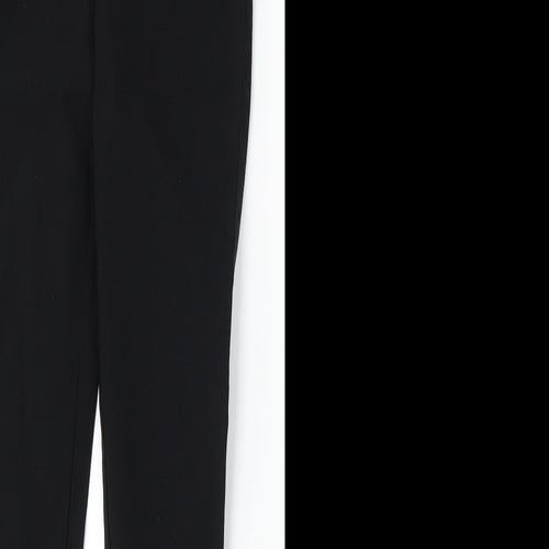 Peacocks Womens Black Cotton Jegging Jeans Size 10 L28 in Regular