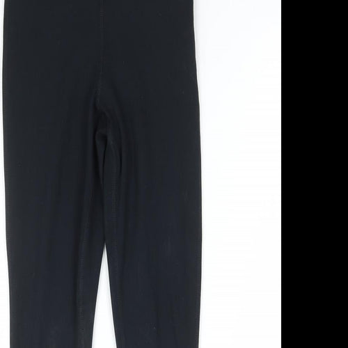 Dunnes Stores Womens Black Polyester Compression Leggings Size XS L25 in Regular Pullover