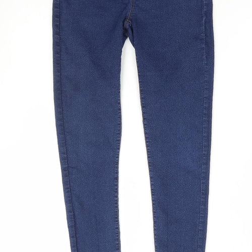 Preworn Womens Blue Cotton Jegging Jeans Size 26 in L28 in Regular