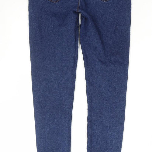 Preworn Womens Blue Cotton Jegging Jeans Size 26 in L28 in Regular