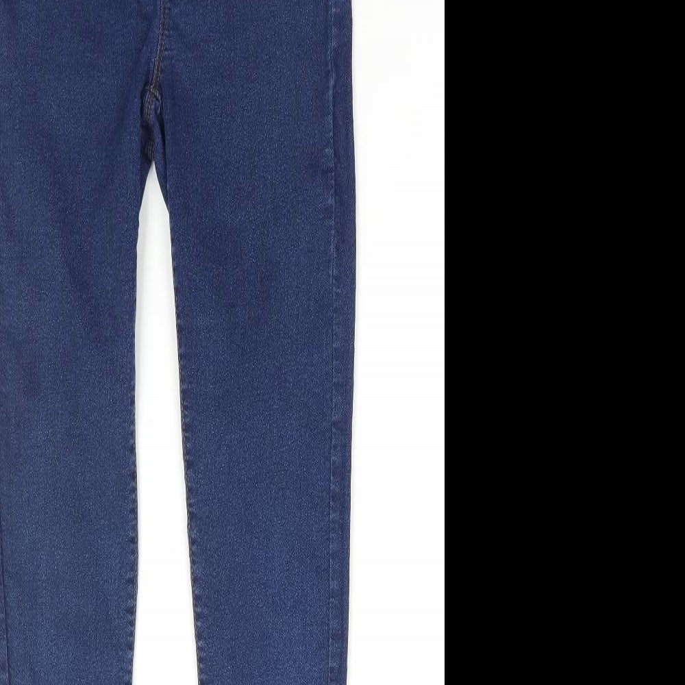Preworn Womens Blue Cotton Jegging Jeans Size 26 in L28 in Regular