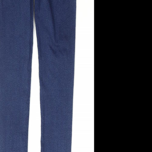 Preworn Womens Blue Cotton Jegging Jeans Size 26 in L28 in Regular