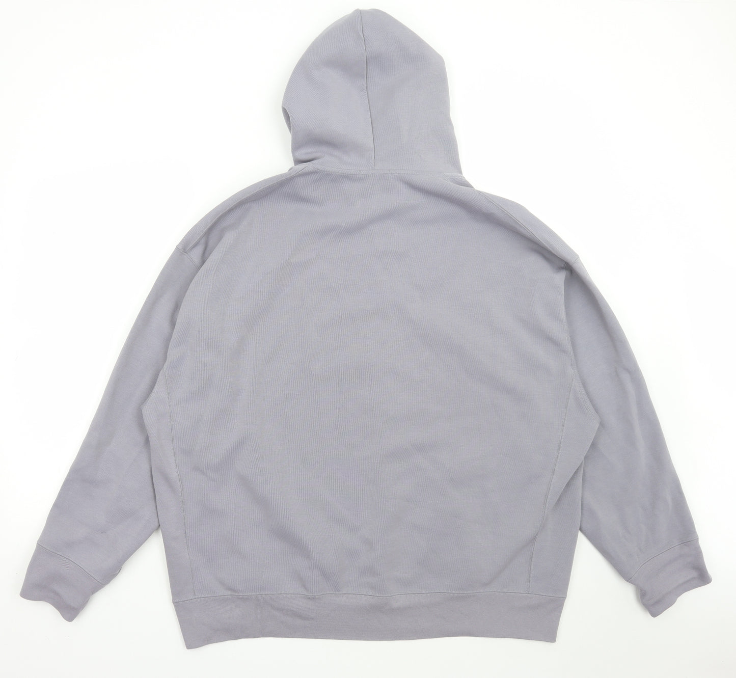 +J Mens Grey Cotton Pullover Hoodie Size XL