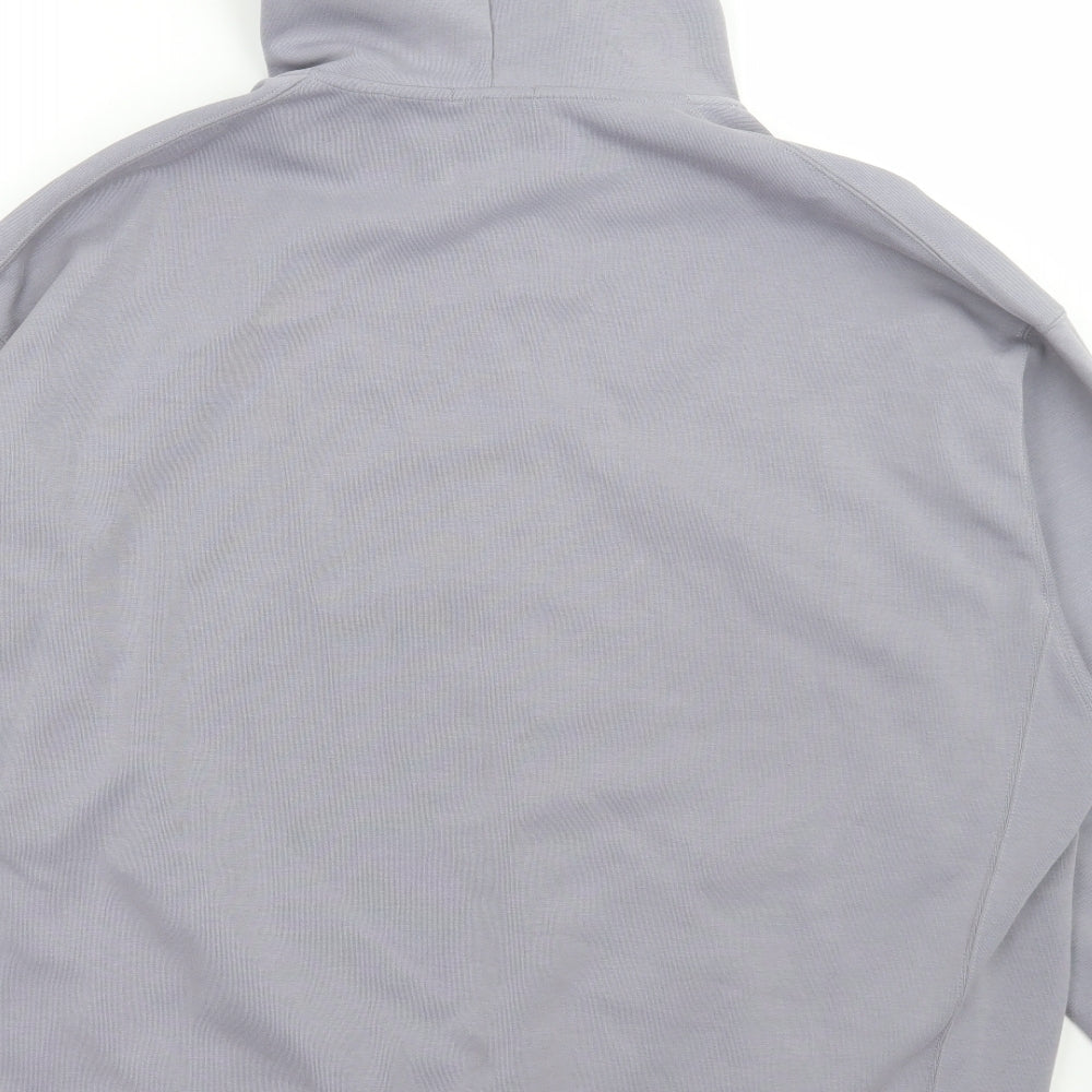 +J Mens Grey Cotton Pullover Hoodie Size XL