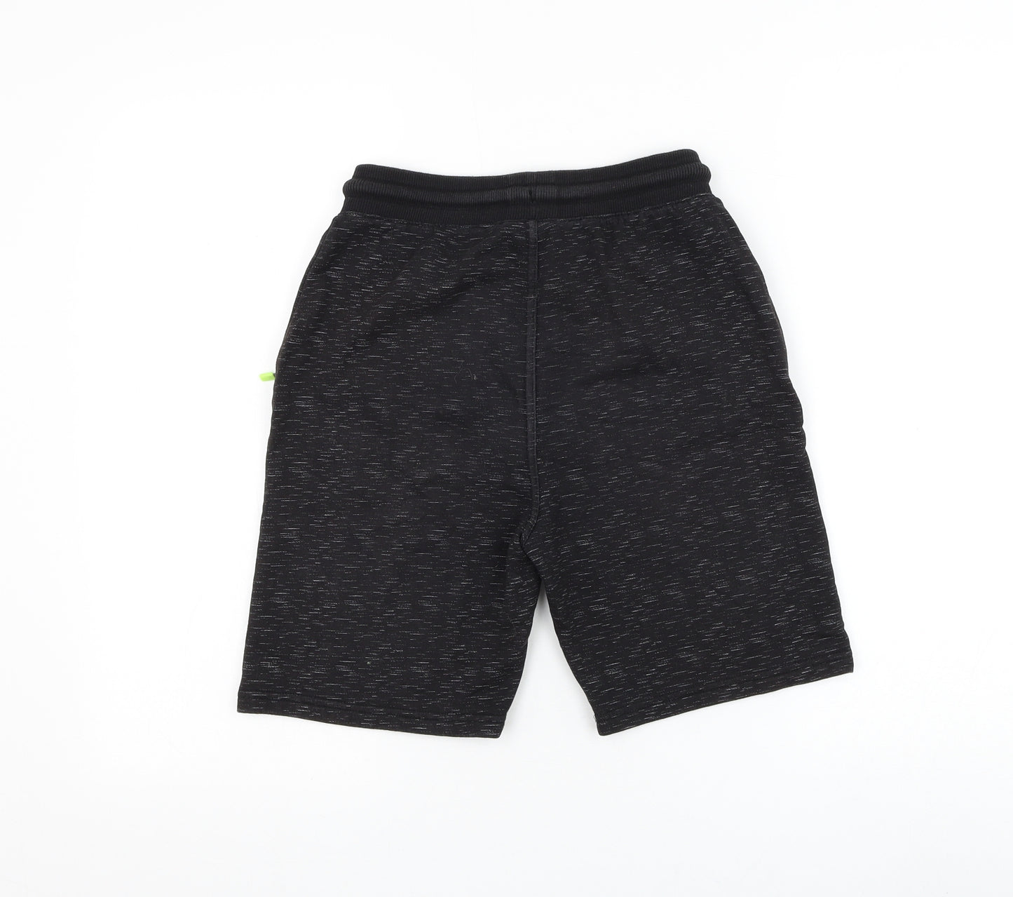 George Boys Black Cotton Sweat Shorts Size 11-12 Years Regular Drawstring - 19