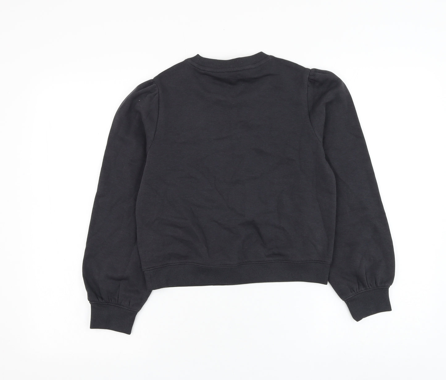 Marks and Spencer Girls Grey Cotton Pullover Sweatshirt Size 10-11 Years Pullover - Big Dreamer