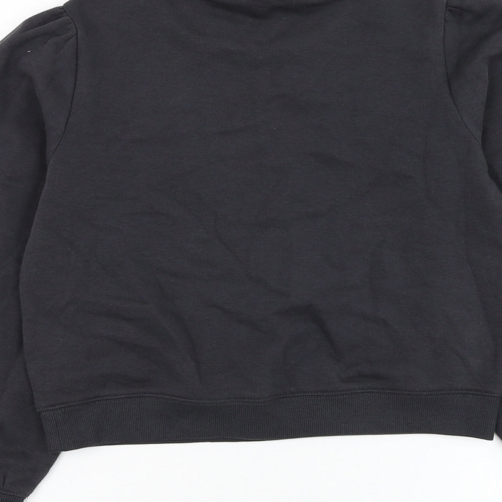 Marks and Spencer Girls Grey Cotton Pullover Sweatshirt Size 10-11 Years Pullover - Big Dreamer
